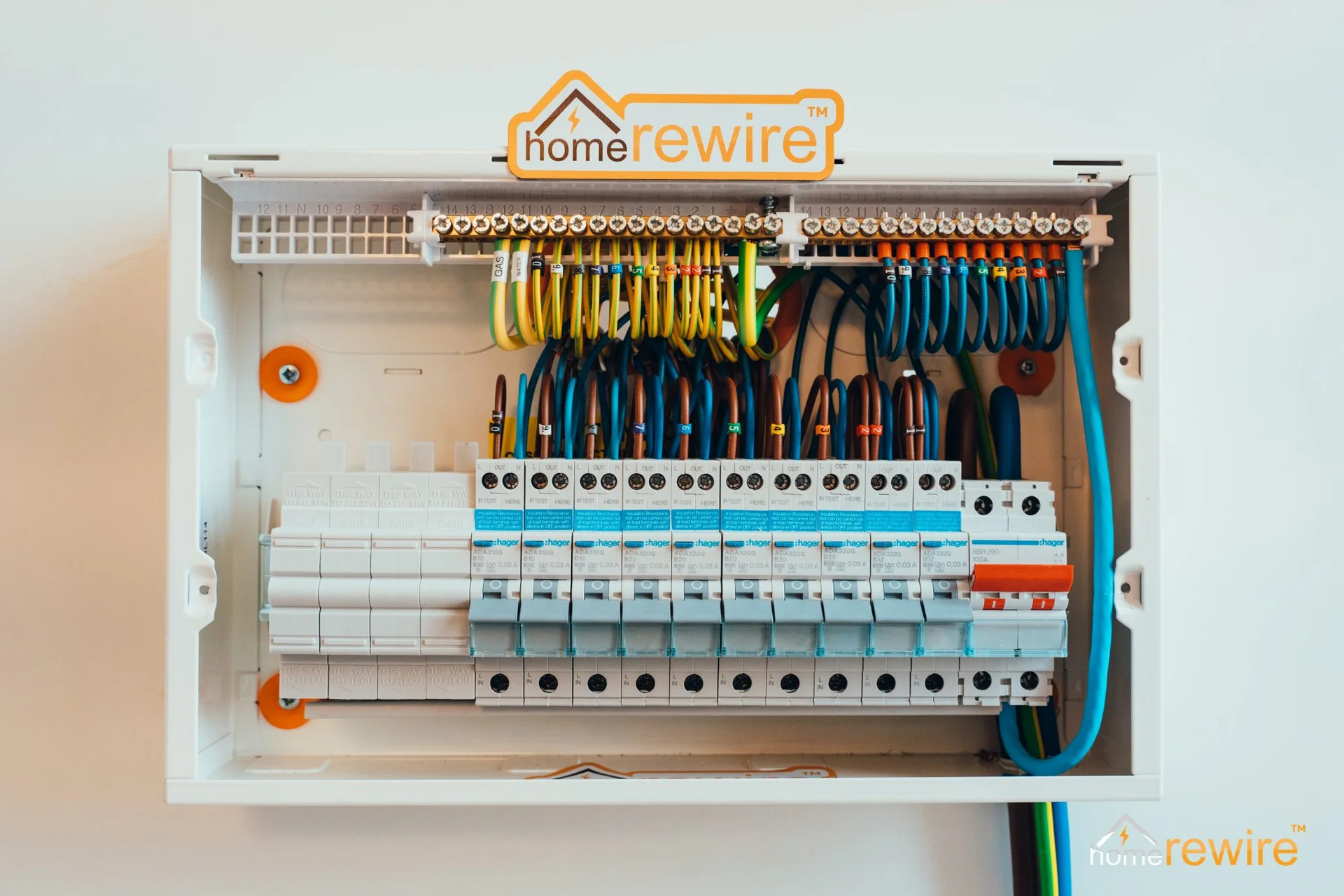fusebox replaced by home rewire electricians