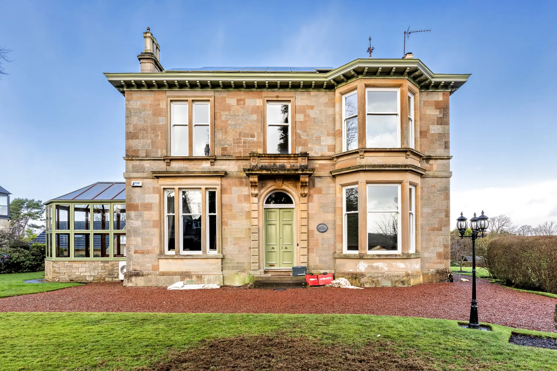 rewired detached home with conservatory