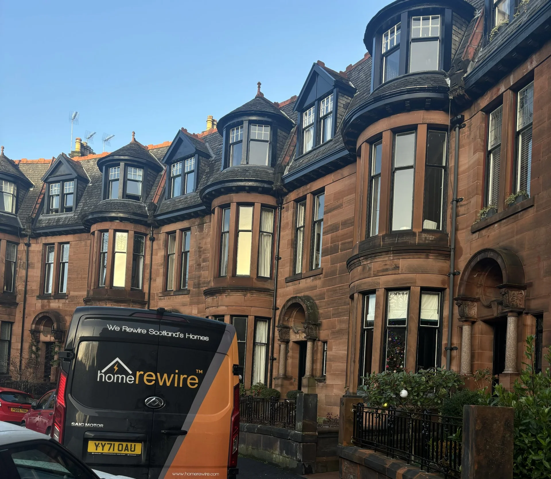 house rewire in glasgow westend