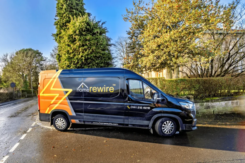 HomeRewire van in Glasgow's West End